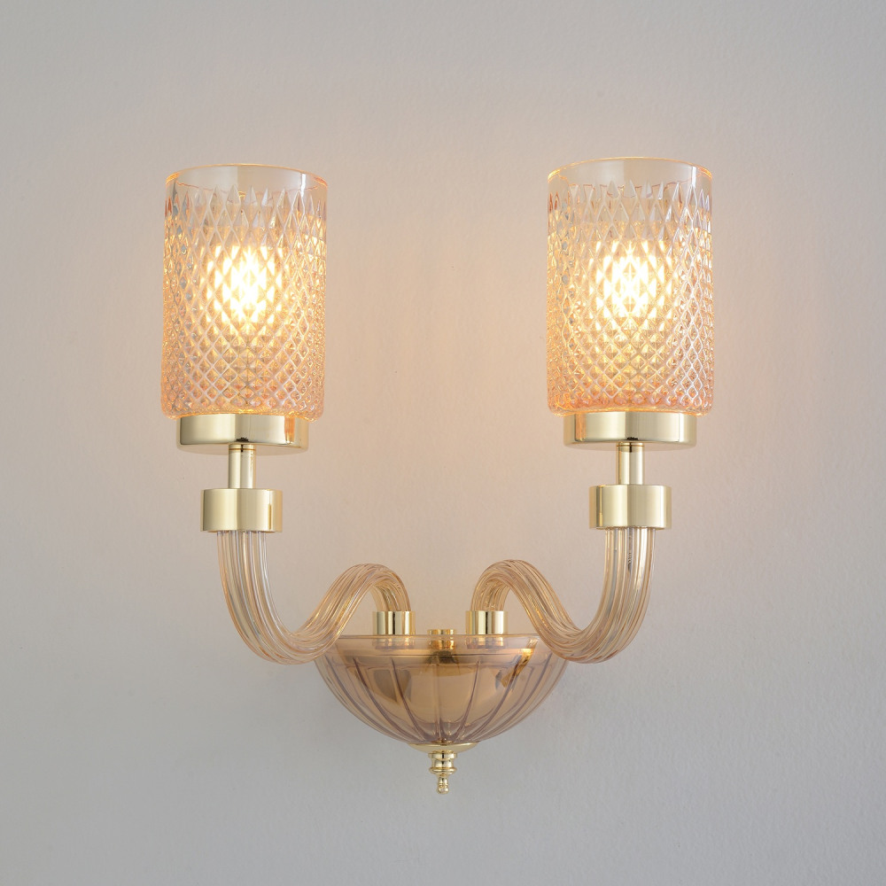 Бра Silvestro SILVESTRO AP2 AMBER 