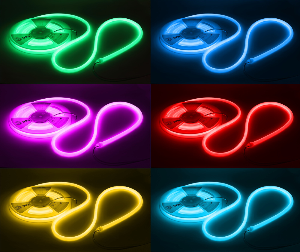 Гибкий неон  LS3030-9,6-120-24-RGB-IP68-3 year-5m 