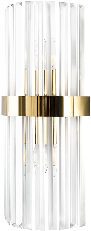 Бра SORPRESA SORPRESA AP2 BRASS/TRANSPARENTE 