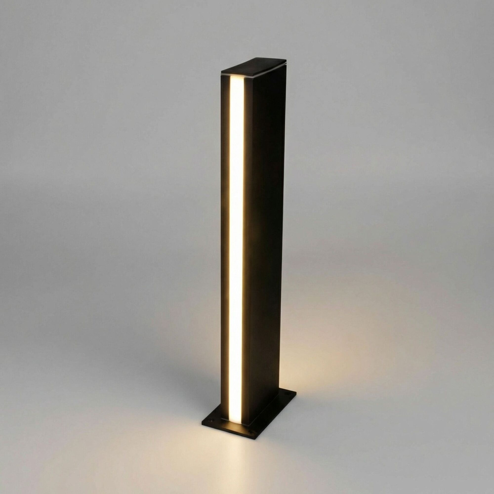 Наземный светильник Flat 1538 TECHNO LED черный 