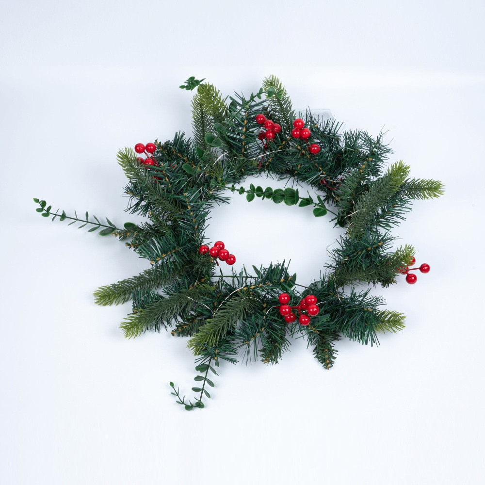 Световая фигура  ULD-T4040-020/SNA/3AA WARM WHITE IP20 WREATH 