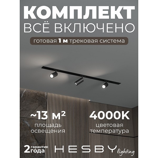 Трековая система в сборе Skylite №3 HSBL_kompl_S003_VI1B4K 