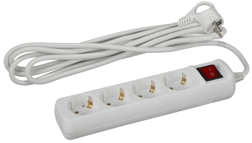 Розеточные блоки, удлинители  U-4es-5m-3x1 