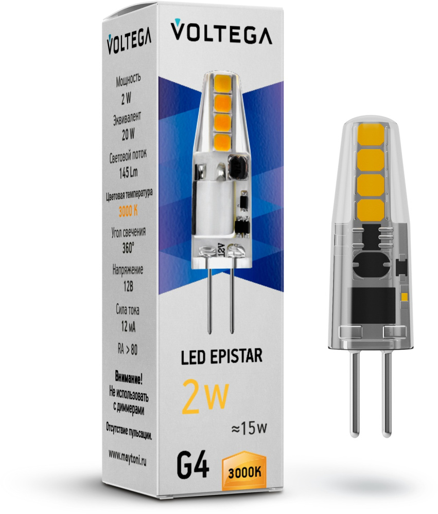 Лампочка светодиодная Capsule G4 7261 