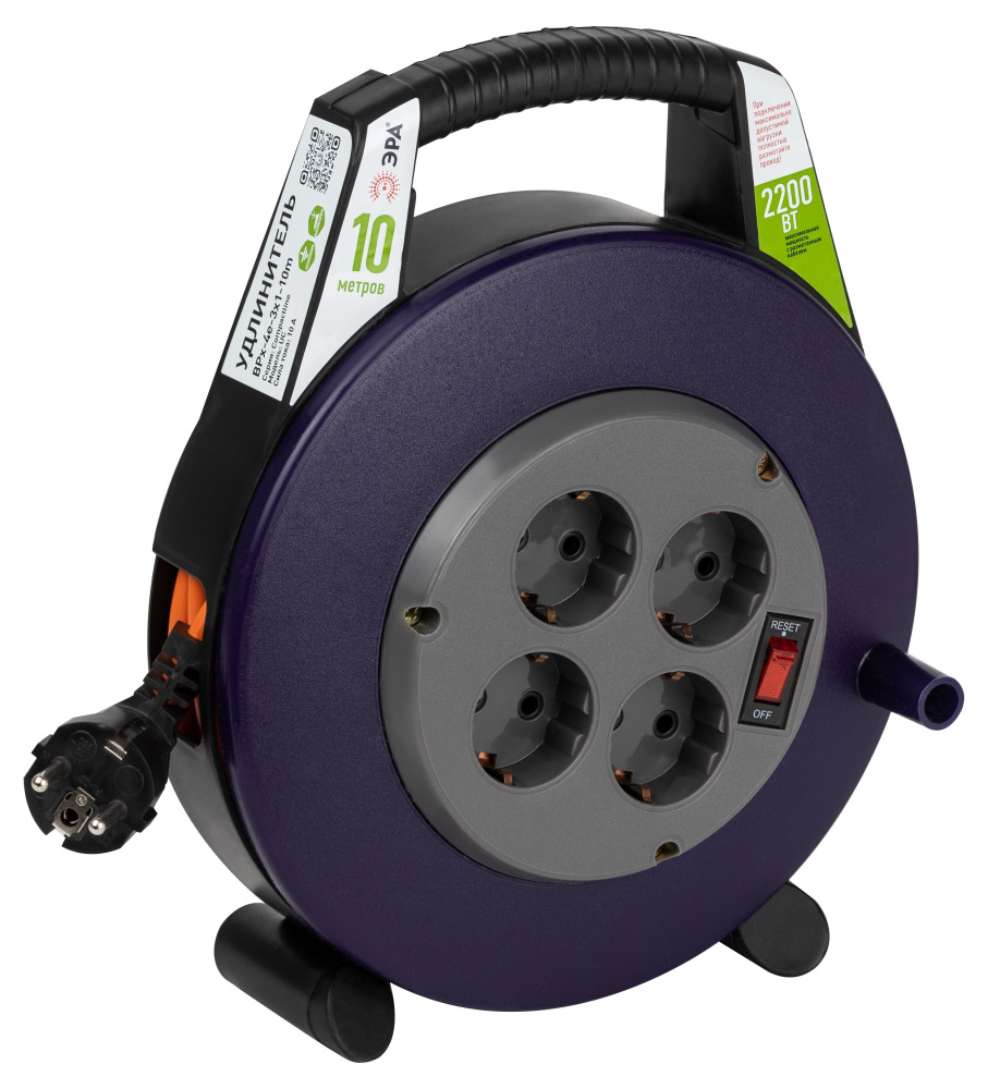 Розеточные блоки, удлинители  BPx-4e-3x1-10m 