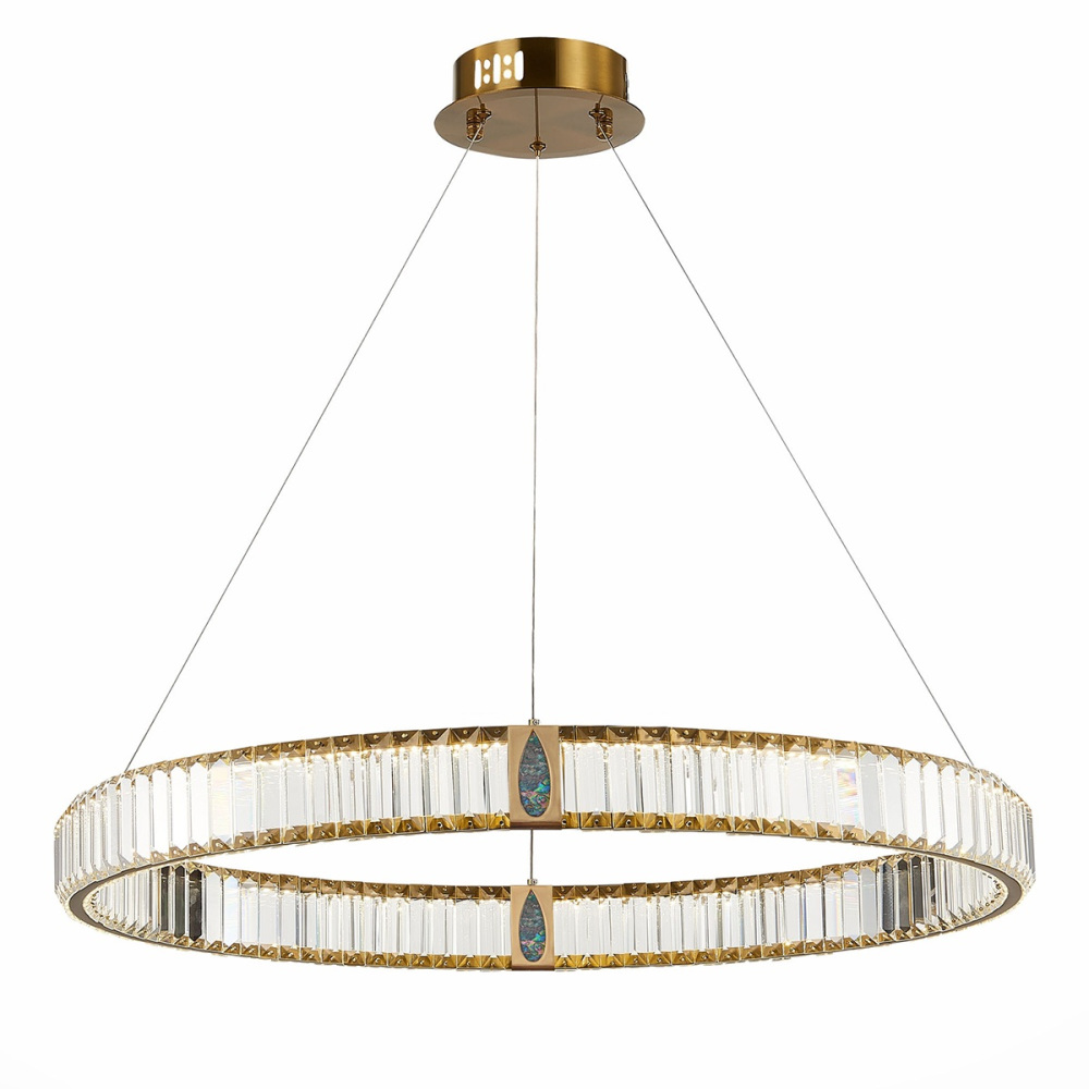 Подвесная люстра D8016 D8016P/R/D800 gold/clear 