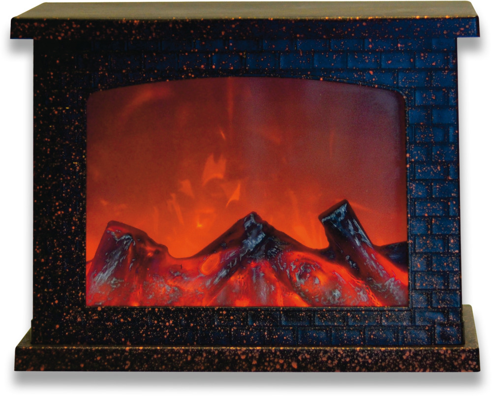 Световая фигура  ULD-L2821-005/DNB/RED BROWN FIREPLACE 