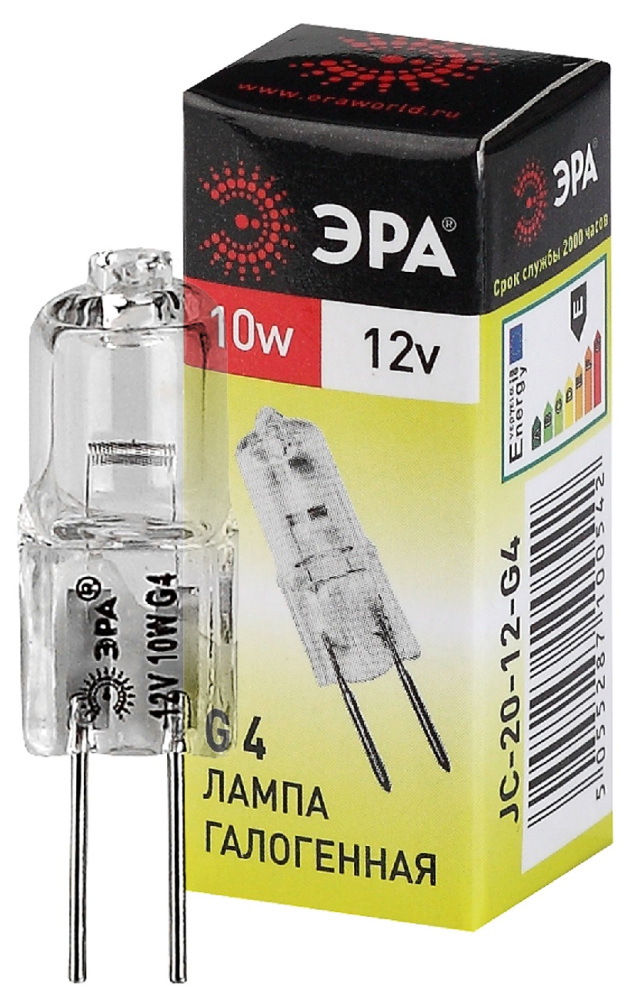 Лампочка галогеновая  G4-JC-10W-12V 