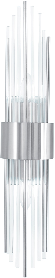 Бра ATENTO ATENTO AP2 CHROME/TRANSPARENTE 