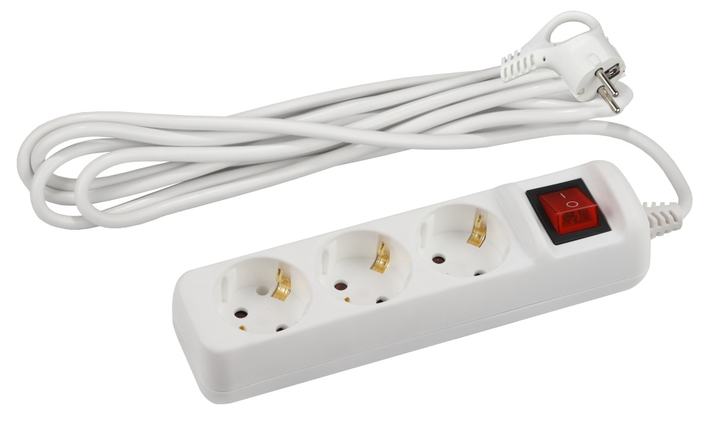 Розеточные блоки, удлинители  U-3es-3m-3x1,5 