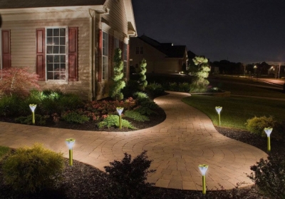 Грунтовый светильник  USL-C-419/PT305 Yellow crocus