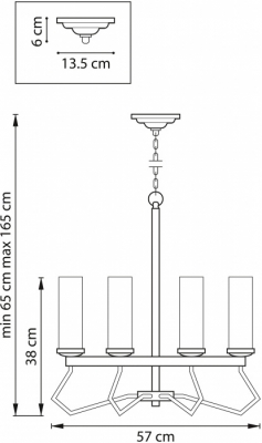 Подвесная люстра Flume 723065