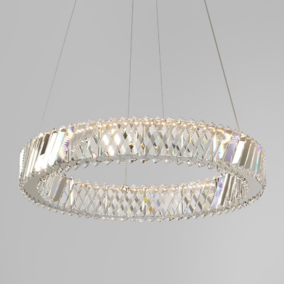 Подвесной светильник Solis 101004 LED никель хрусталь Strotskis