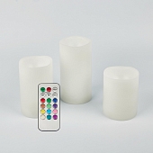 Декоративная свеча  ULD-F052 RGB RC CANDLE SET3 