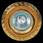 Точечный светильник  01021-9.0-001AK MR16 SG+GD 