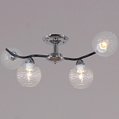 Потолочная люстра  07624-0.3-04 CR+BK 