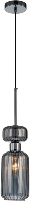 Подвесной светильник Gloss 1141/1S Chrome/Smoke