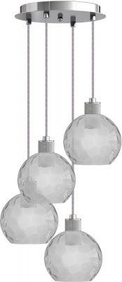 Подвесной светильник  PND.105.04.01.005.CH-S.18.TR