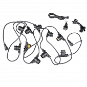 Гирлянда  UDL-K121 10/E27/5M 5C IP65 BLACK BELT-LIGHT 