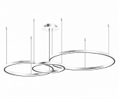 Подвесной светильник Тор 08223,01PA(4000K) 