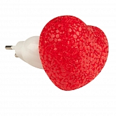 Ночник  DTL-309-Сердечко/RED/1LED/0,1W 