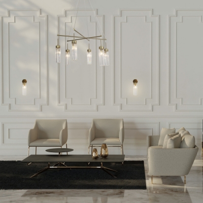 Подвесная люстра Gilian 60163/6 латунь