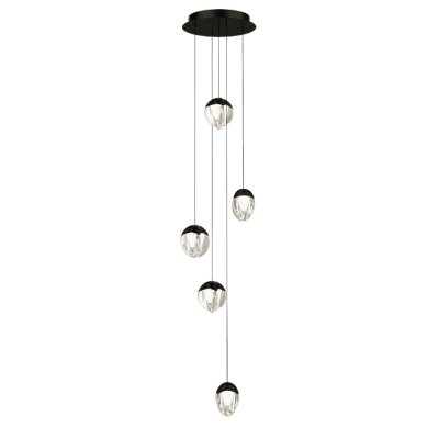 Подвесной светильник MD24001033 MD24001033-5A black/clear