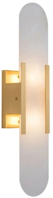 Бра Wall lamp F037/L gold/white