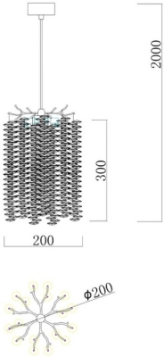 Подвесной светильник Шанти 07871-20D,33