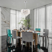 Подвесная люстра Sorrento-5509 375509/6/300/390 CR 