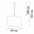 Подвесной светильник  V2550-9/1S