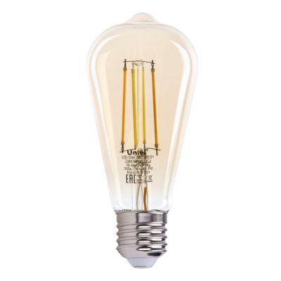 Лампочка светодиодная  LED-ST64-7W/SW/E27/230V/WF GLS82GO