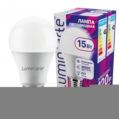 Лампочка светодиодная  LSTD-A60-15W4KE27