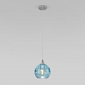 Подвесной светильник Lotus 50221/1 голубой 