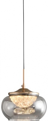 Подвесной светильник MT9128 MT9128-1H gold/smoke