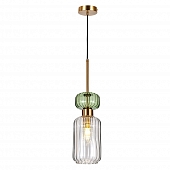 Подвесной светильник Gloss 1141/1S Green/Clear 