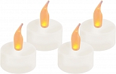 Декоративная свеча  ULD-F070 WARM WHITE TEACANDLE SET4 