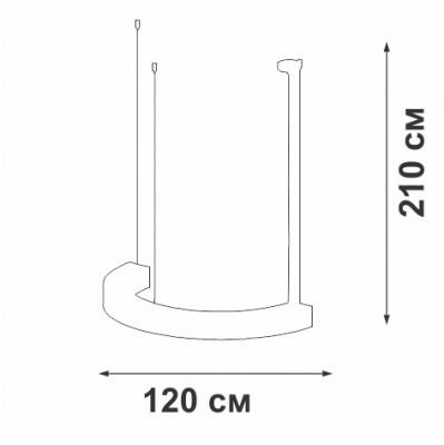 Подвесной светильник  V2118DT-1/1S