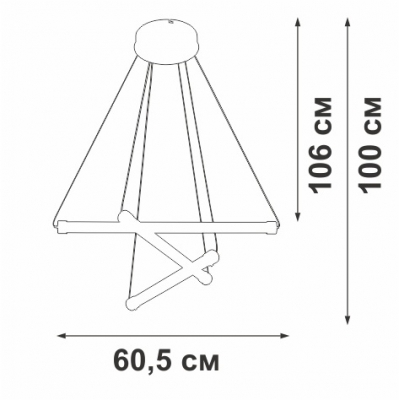 Подвесной светильник  V3895-8/3S