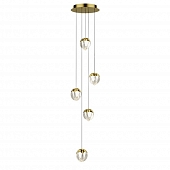 Подвесной светильник MD24001033 MD24001033-5A gold/clear 