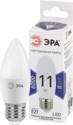 Лампочка светодиодная  LED B35-11W-860-E27