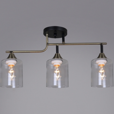 Потолочная люстра  02312-0.3-03 AB+BK