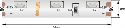 Светодиодная лента  SWG31560-12-4.8-WW-67
