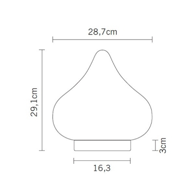 Интерьерная настольная лампа Dune D86B0301