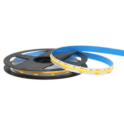 Светодиодная лента  ULS-C22-COB-480LED/m-8mm-IP20-DC24V-12W/m-5M-6500K катушка в герметичной упаковке