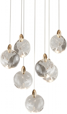 Подвесной светильник OD2440 OD2440-7 gold/clear