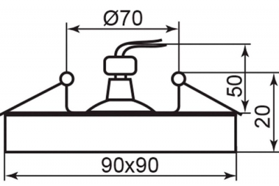 Наземный фонарь  11214