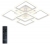 Потолочная люстра LED HIGH-TECH LED LAMPS 82022