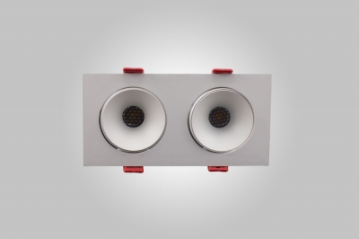 Точечный светильник  AM480-2 WH+WH 15,4W