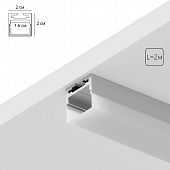 Профиль для светодиодной ленты Surface A202005S 